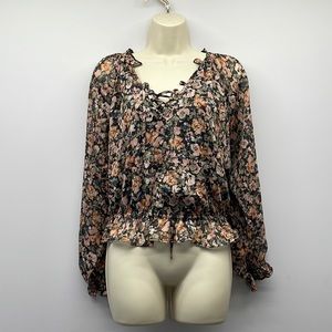 American Eagle Flowery Blouse